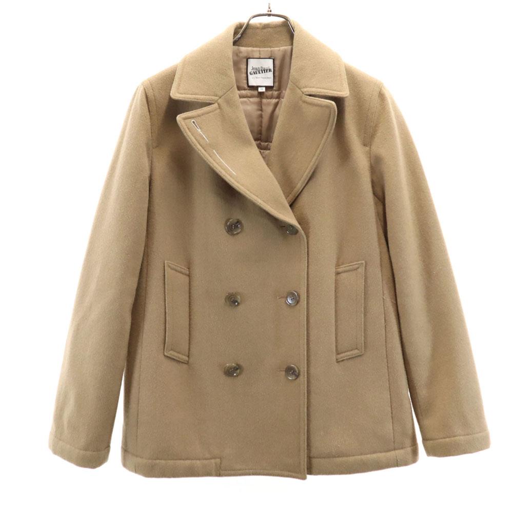 

JEAN-PAUL GAULTIER Soft Melton pea coat 42 Filling into cotton Women Used