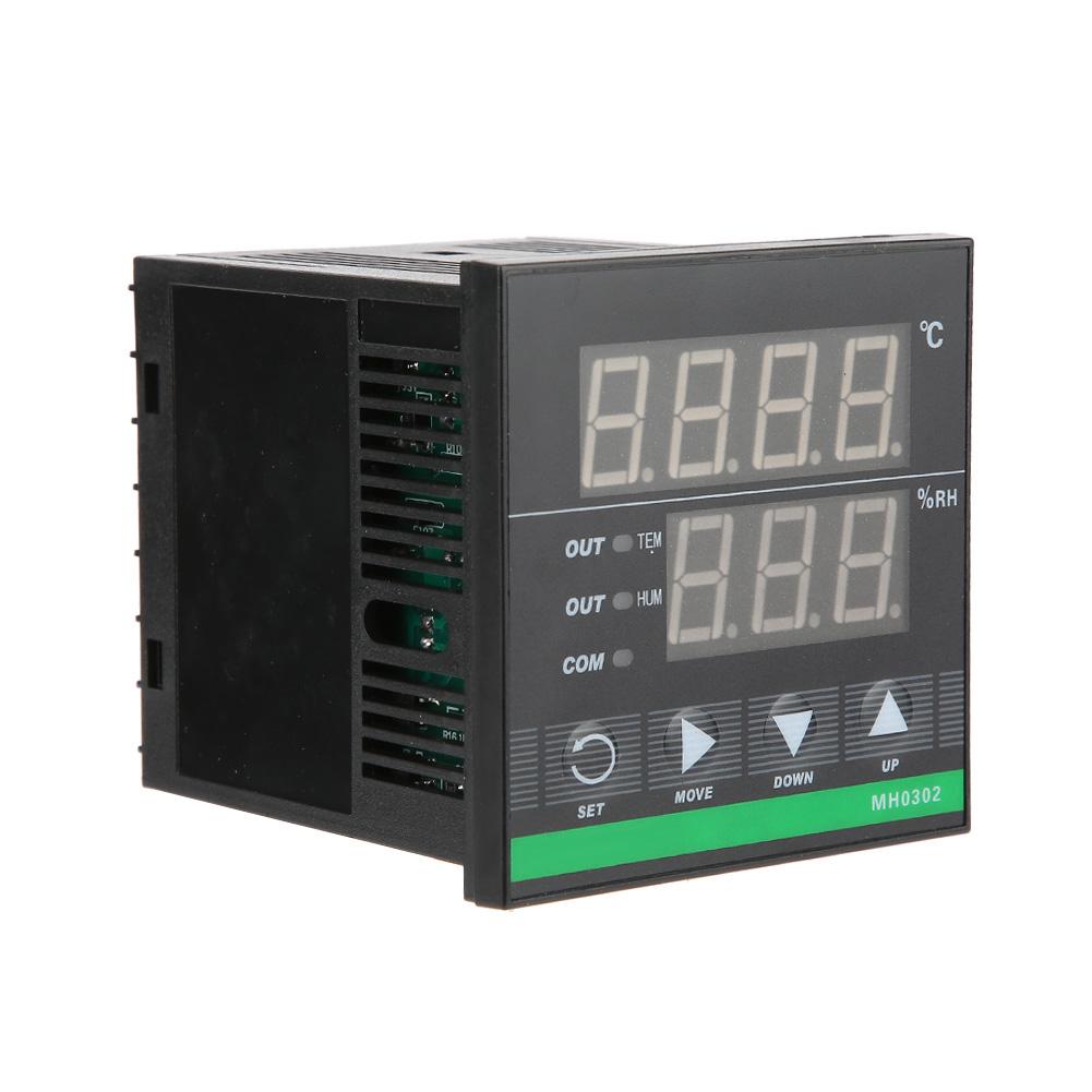 

MH0302 Panel Mounted Digital Temperature and Humidity Controller Sensor Cable 72*72mm