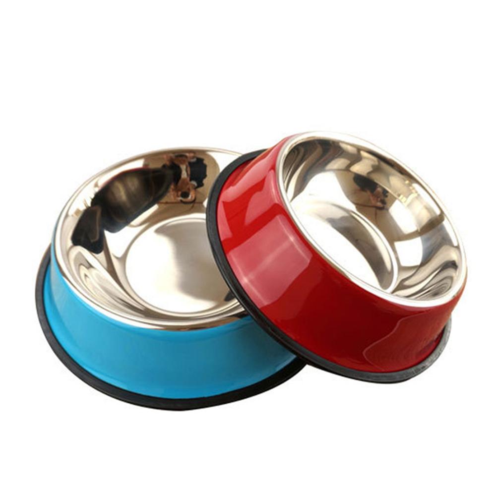 Personalized Stainless Steel Dog Bowl Custom Name Pet Food Feeding Dishes Non-slip Puppy Feeder Bowl with Name Gift for Dog