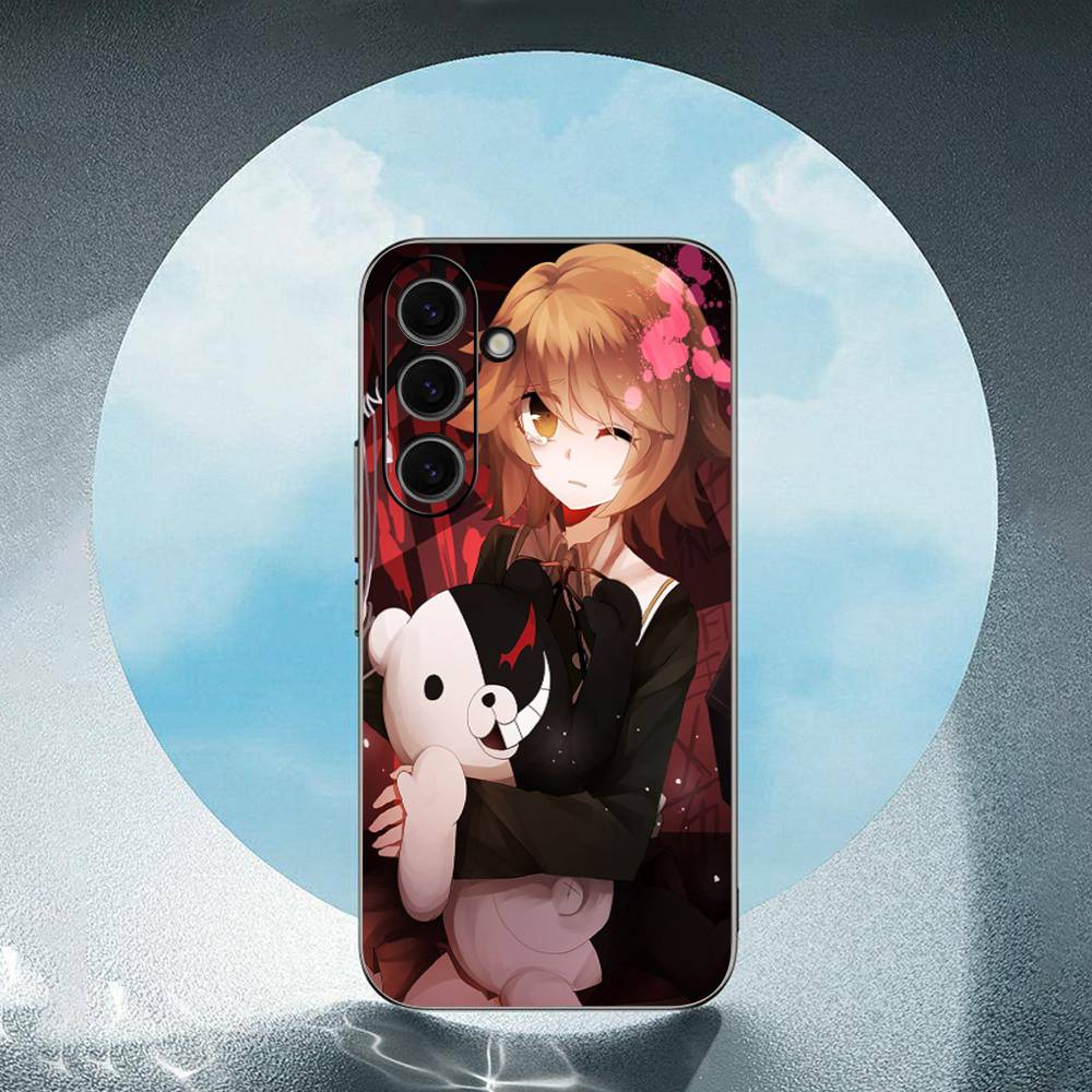 Kumamon Danganronpa Monokuma Luxury Black Phone Case For Samsung Galaxy S23 S24 S25 Ultra S22 Plus S21