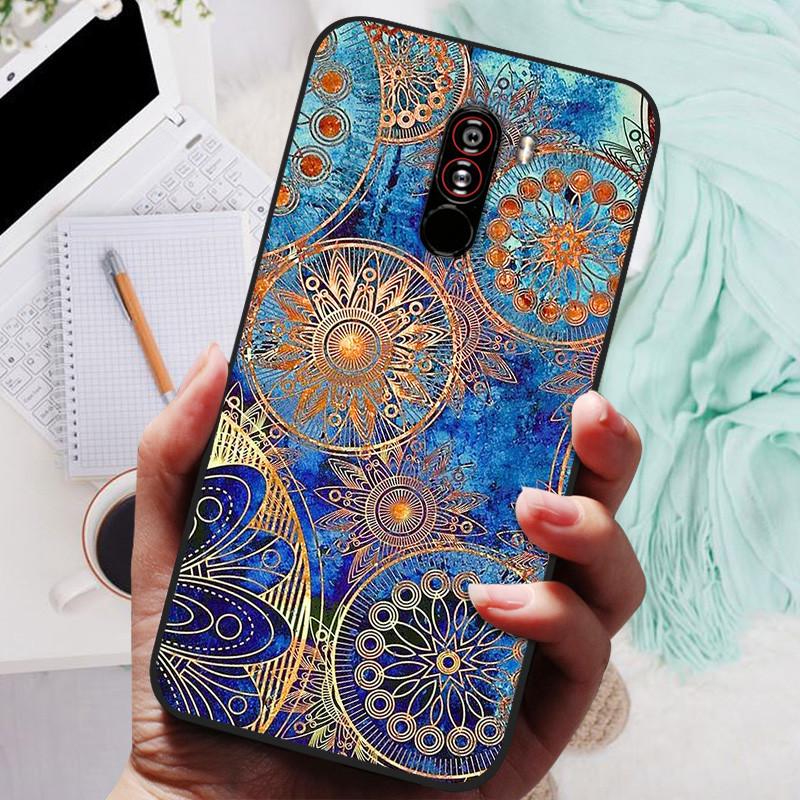 For xiaomi mi pocophone f1 Cases Cat Painted Soft TPU Silicone Phone Cover For xiaomi poco F1 Case PocofoneF1 Case Coque Etui