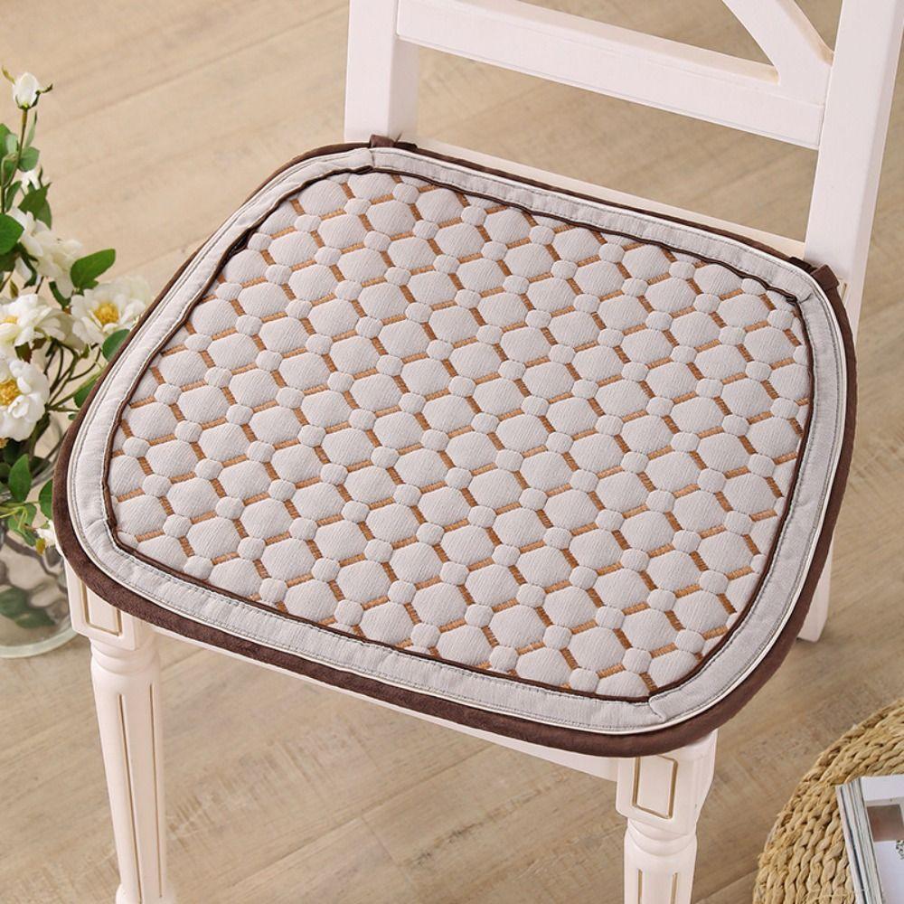 Soft Little Bear Dining Chair Cushion Non-Slip Winter Student Cushion  Living Room