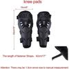 Motorcycle Knee Pads, Motocross Protective Cover, Adjustable, for Motocross Skateboard Skateboard Knee Pads for Adults (Black)