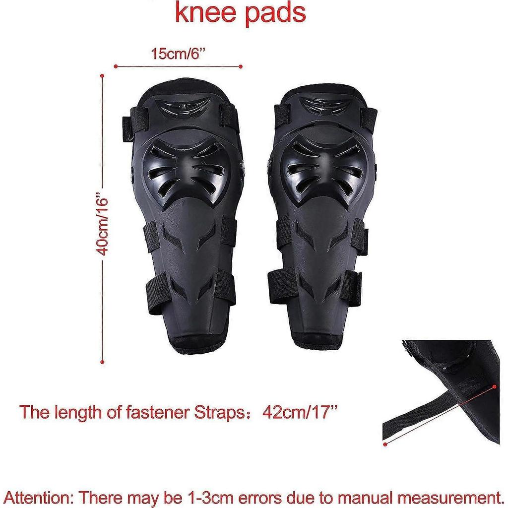 Motorcycle Knee Pads, Motocross Protective Cover, Adjustable, for Motocross Skateboard Skateboard Knee Pads for Adults (Black)