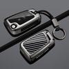 Zinc alloy Car Key Case Cover Fob For VW Volkswagen Golf 7 MK7 Tiguan MK2 For SEAT Ateca Leon FR 2 Ibiza For Skoda Octavia