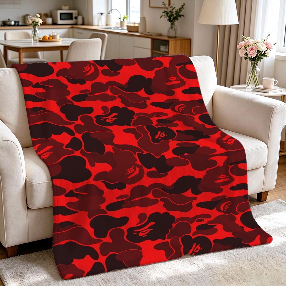 Streetwear Pop Art Collage Blanket Blanket Suitable For All Seasons Nap Blanket Machine Washable Digital Printing