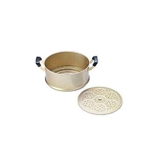Hokuriku Aluminum Steamer, Pure Oxalic Acid, for Vegetables, 24cm, ASI9502
