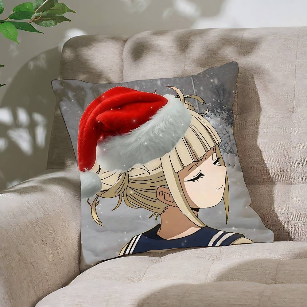 Cute Anime-Himiko TogaS Customizable Square Pillowcases, Stylish And Soft, Perfect For Beds, Cars, And Sofas.