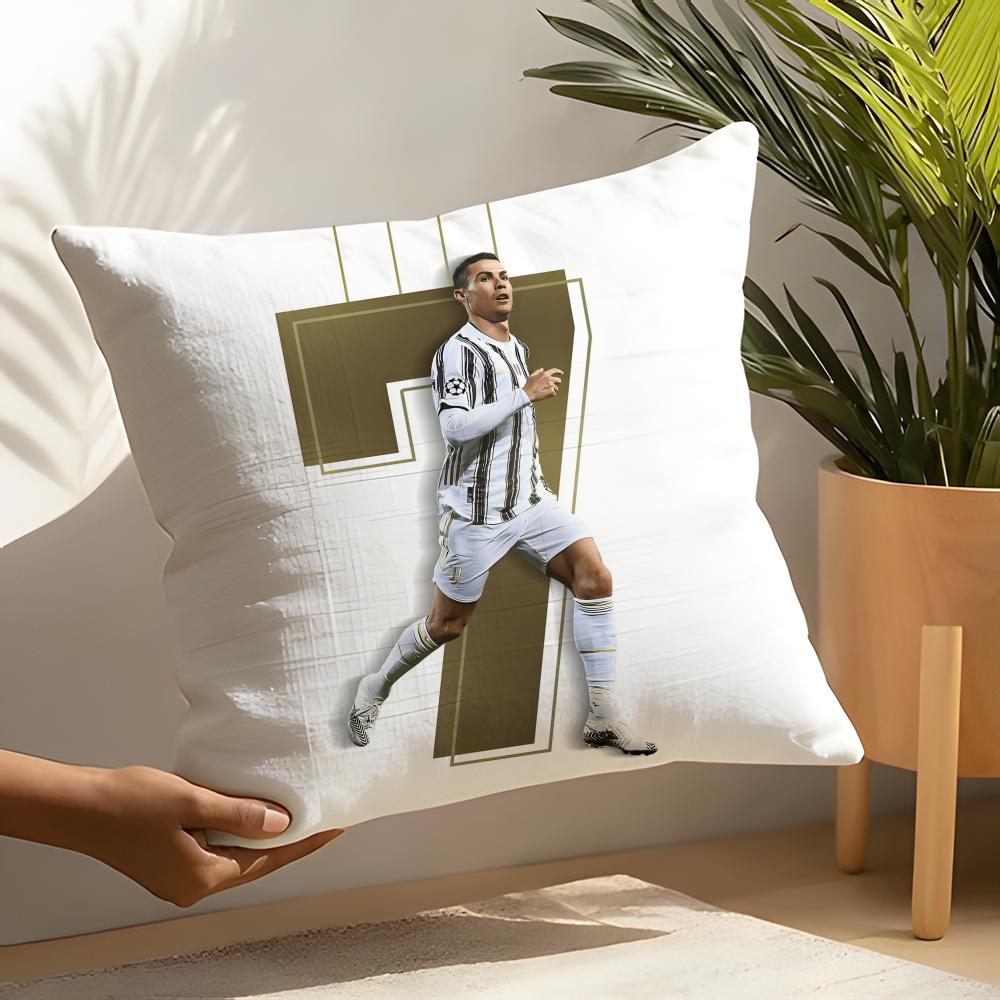 Cristiano Ronaldo Fall Pillow Case Linen Cushion Covers For Decorative Sofa Home Pillows Case Car Chair Pillows Cases