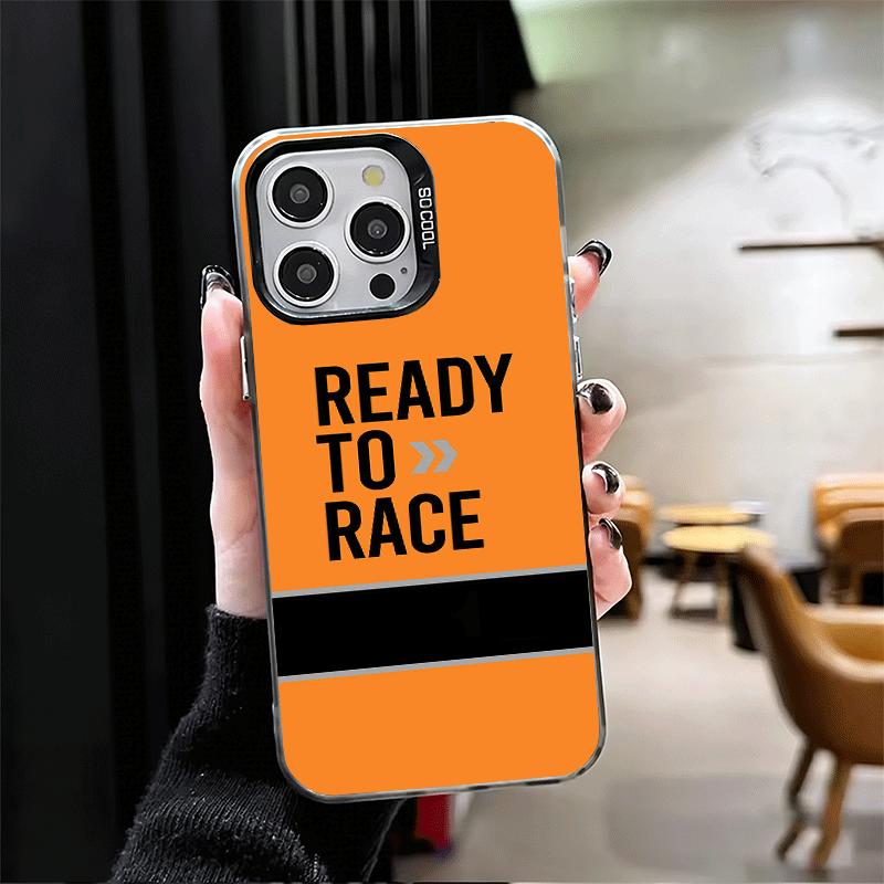 Ready To Race Shockproof Phone Case for iPhone 17 Air 16 16E 15 Pro Max 14 Plus 13 Mini 12 Back Cover Anti Fall Fundas