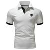 Heren zomer nieuw poloshirt met korte mouwen, mode opstaande kraag, korte mouwen