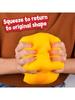 3 piezas Queso Apretable - Bloques de Queso Blandos Extra Grandes | Regalo de Broma, Juguetes Novedad para Adultos | Bola Antiestrés Gigante de 4,25" | Adult Se