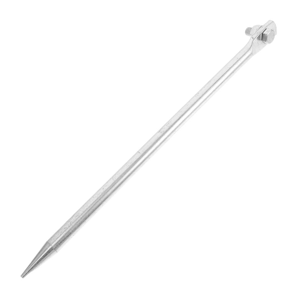 Messing Erdungsstab 12mmx300mm Verzinkter Kupferstift Erdspieß für Elektrozaun Viehzucht Hof Außenbereich Schutz