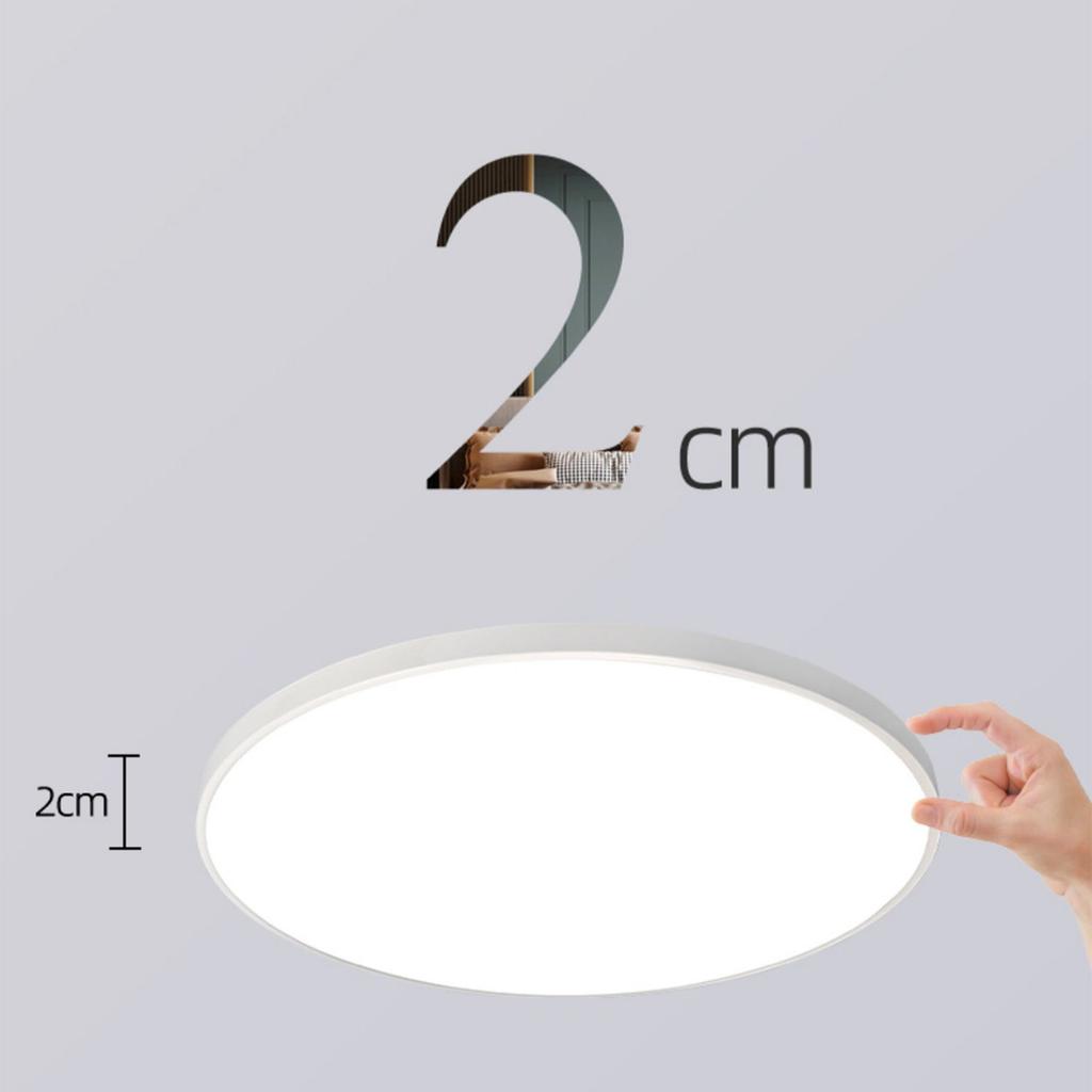 Ultra-thin ceiling lamp bedroom light luxury living room lamp LED three-proof lamp round balcony lamp simple lighting modern lamp