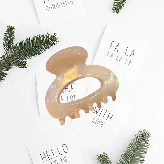 Mini-Haarspange für Damen und Mädchen, rutschfest, Leopardenmuster, starke Kralle, Kontrastfarbe, Haarspange, Krabben-Haarnadel, Styling-Krallenclip, Haar-Accessoires