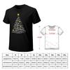 Golden Christmas Tree Pen Art Stars Cute Xmas Lover Gift T-Shirt Tees Anime Figures Summer Clothes Shirts Men