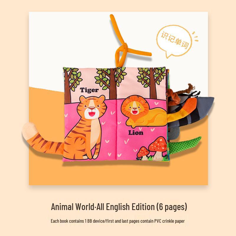 Infant Montessori Cloth Book: Tear-Proof Early Education