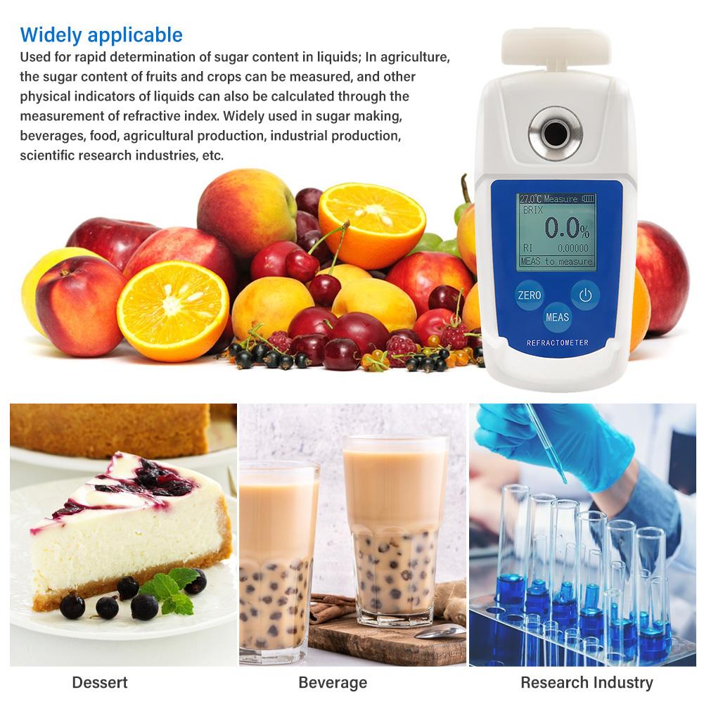 High Precision 055% Digital Brix Refractometer Brix Meter Automatic Temperature Compensation