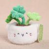 Potted Plants Cat Dog Plush Toy Keychain With Short Plush Material For Kids And Collectors