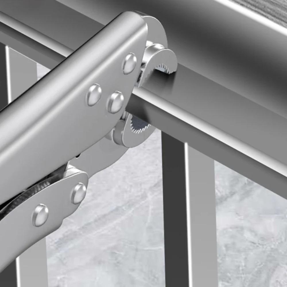 Electric Locking Pliers Set -High-Carbon Steel, Adjustable Jaw for Versatile Thicknesses, Durable  Rust Resistant