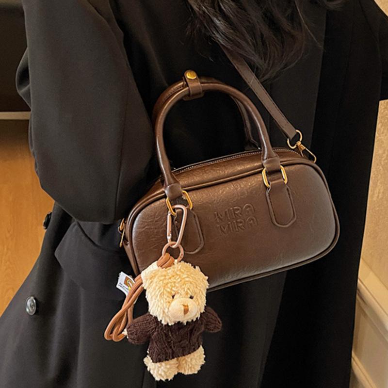 Fashion Commuter Messenger 2025 Autumn New Handbag New Foreign Style Bag Casual Retro Texture Shoulder Bag