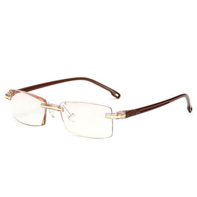Good Presbyopia Readers Lens Clear Radiation Ultralight Reading Rimless Anti-Blu-Ray Glasses