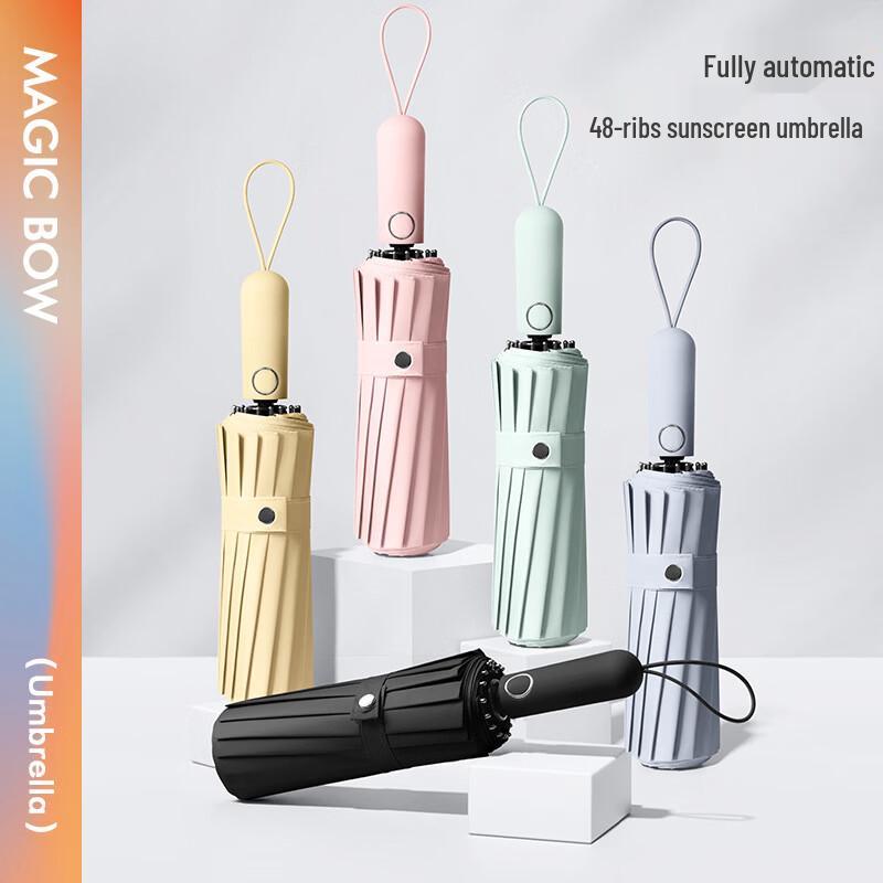 PALONY 48-Rib Automatic UV Protection Umbrella