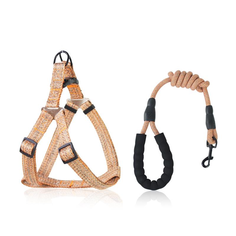 Traction Rope Adjustable Chest Strap Dog Traction Rope Breathable Explosion Proof Pet Supplies Dog Rope