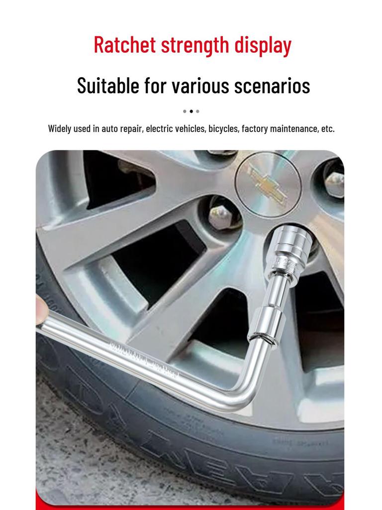 Quick L-Type Hexagonal Socket Wrench Set with Extensions
