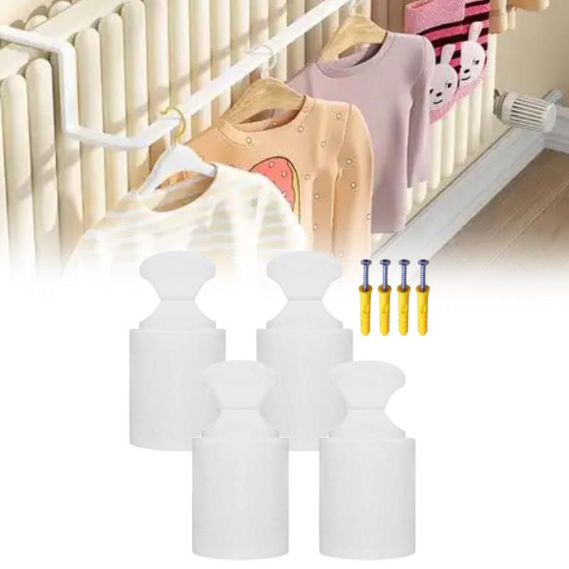 Radiator Bathroom Fixing Clip Hook With Screws For Small Basket Hanging Tool