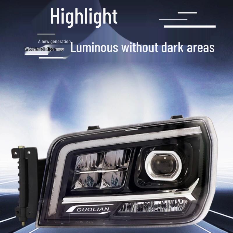 Shaanxi Delong M3000S Front Headlight Assembly - All LE Left Driver Side