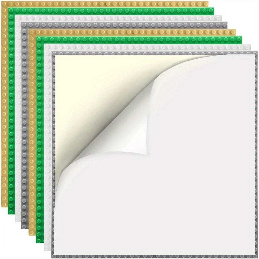 Professional Fishing 10 Inch X 10 Inch Peel-And-Stick Baseplates Self Adhesive Building Brick Plates Compatible With All Major Brands Children Brick