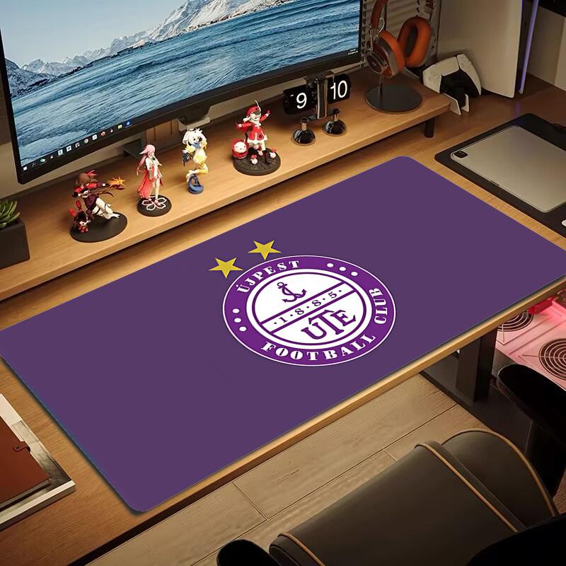 Újpest FC Print Cushion Non-slip Laptop Tablet Big Mousepad XXL Mat Mini PC Playmat With Lock edge