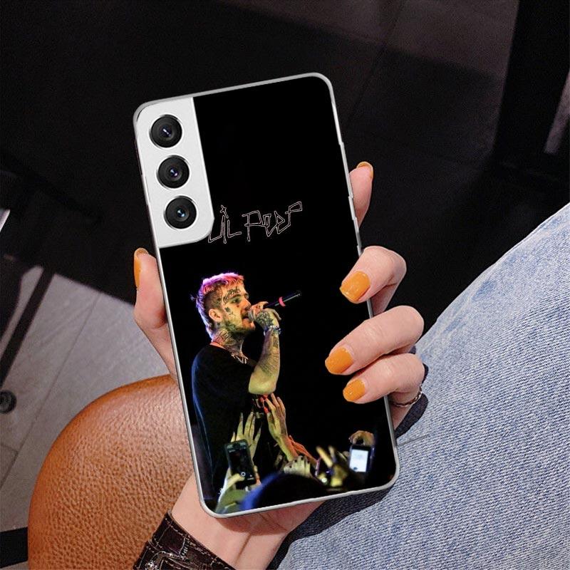 Lil Peep Singer Phone Case For Samsung Galaxy S24 S25 Edge S26 Ultra S23 S22 S21 Plus S20 FE + Personalized Print Cover Galaxy S
