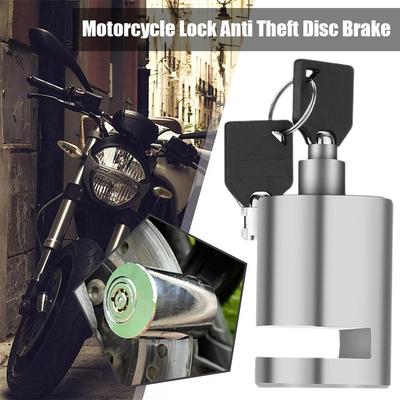 Stainless Steel Bicycle Motorcycle Locomotive Disc Ultra-high Strength Brake Protection Waterproof Sturdy Lock Security Dis Z7A0