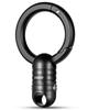 Round Carabiner Car Key Key Storage Black Round Carabiner Aluminum Magnetic [TISUR] Keychain, Small, Stylish, Ring, (Aluminum + Releaser)