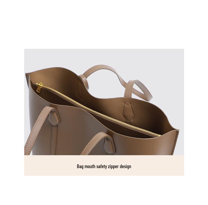 Women's Genuine Leather Large Capacity Summer Tote Bag