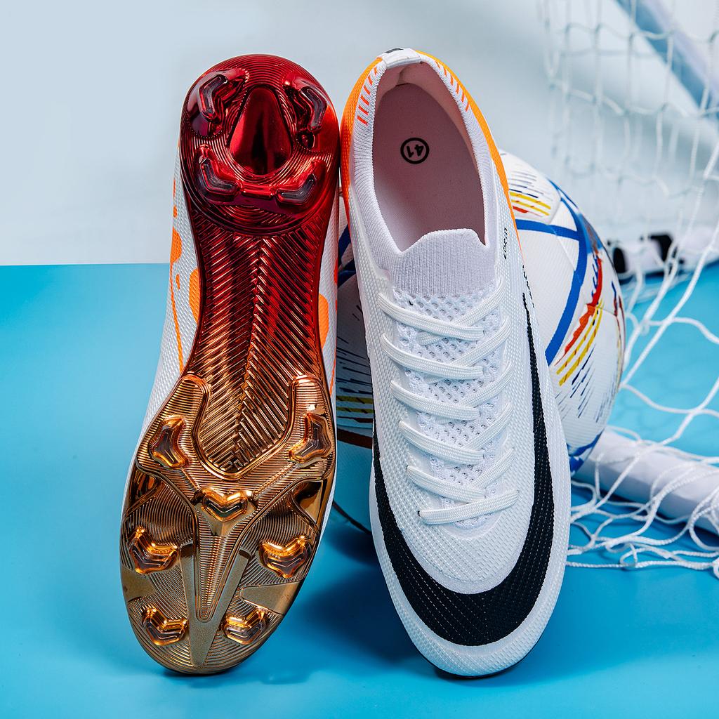 Goldene Sohle Fußballschuhe Herren Low-Top Spikes G-Spikes Studenten Outdoor-Sport Rasenspiel