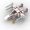 MOC Building Block Model X-Wing Fighter Planet Battle Children's Assembly Toy Birthday Gift