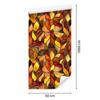 Stained Glass Wallpaper Gold, Orange and Rust for Living Room and Bedroom 50x1000