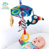 Happy Monkey Stroller Hanging Wind Chime - Baby Bed Bell & Soothing Rattle Toy