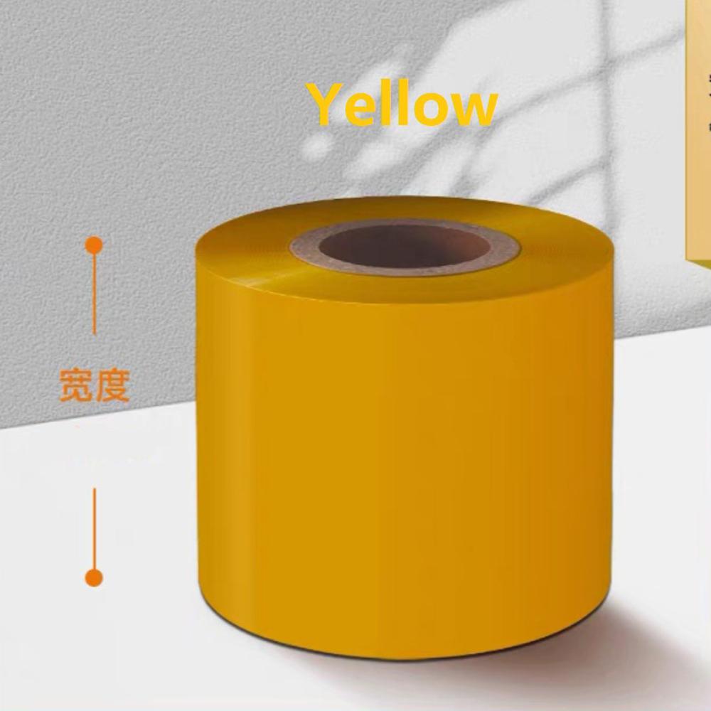 Thermal-transfer Care Tag Printer Inked Ribbon 30-50mm Care Label Printing Color Inked Ribbon Roll for Home Textiles/clothing