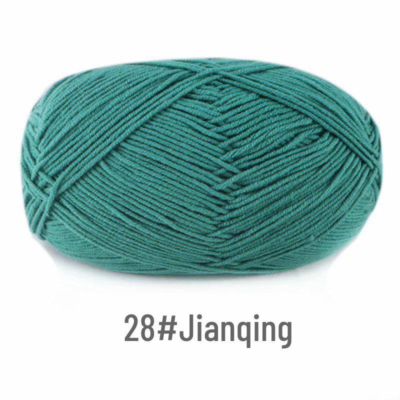 

Набор для вязания крючком из 4-ниточной гребенной хлопковой и молочной хлопковой пряжи - Кукла, Плед, Вязание крючком шпилькой DIY Материал для вязания