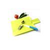Premium Quality Plastic Flexible Non-slip Folding Chopping Cutting Board Mat Green