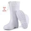 Aotetayu Men's Fleece-Lined EVA Waterproof Work Rain Boots