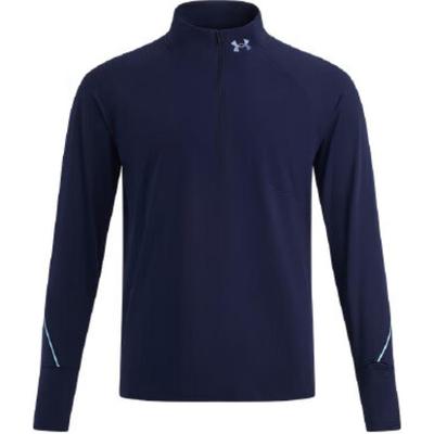 Qualifier Running Versatile Long Sleeve T-Shirt Men Tops Navy-Blue 1365662-411