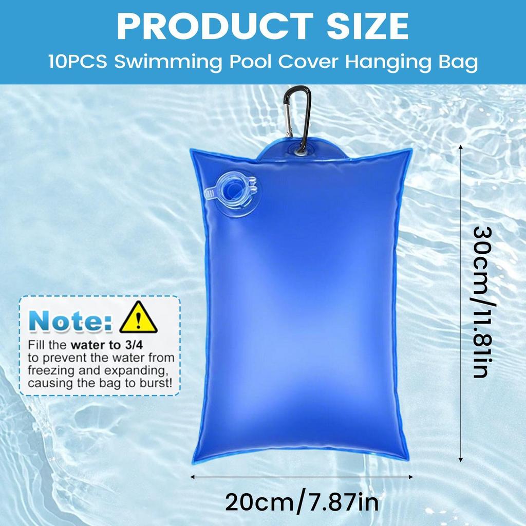 Pool Weights Heavy Duty Leak-Proof Spa Accessories 10 Pieces Swimming Pool Cover Tarp Weights For Hot Tub Storm Daily Home