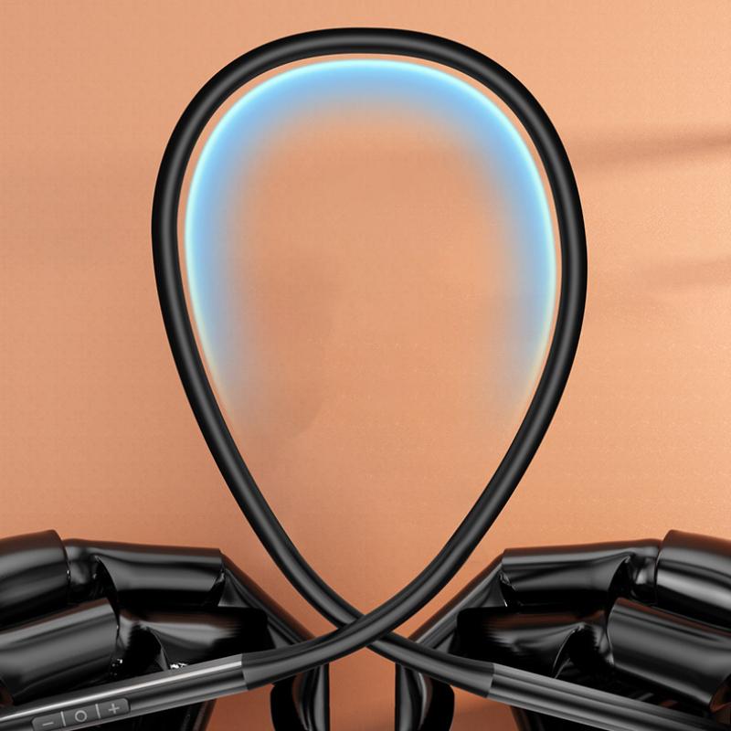 New Product In -ear Liquid Crystal Number Showed Wireless Bluetooth Headset Long Battery Life Hanging Neck Sports Headset
