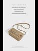 "2025 Fashion Women's Cowhide Shoulder Bag: Tofu Design with Pig Nose Accent"