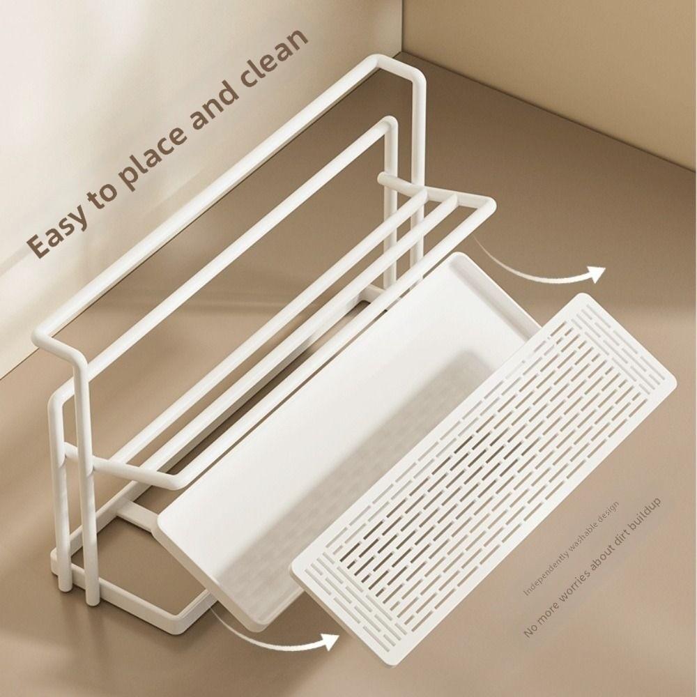 2-Tier Cup Storage Rack Space-Saving Mug Organizer Water Bottle Drying Rack  For Kitchen Countertop